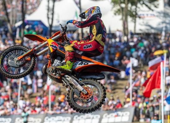 Lucas Coenen se classe parmi les cinq premiers de la catégorie MXGP lors du 78e Motocross des Nations